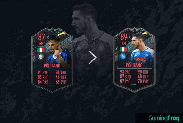 FIFA 20 Ultimate Team Matteo Politano Seria A League Player Upgrade Objective Requirements