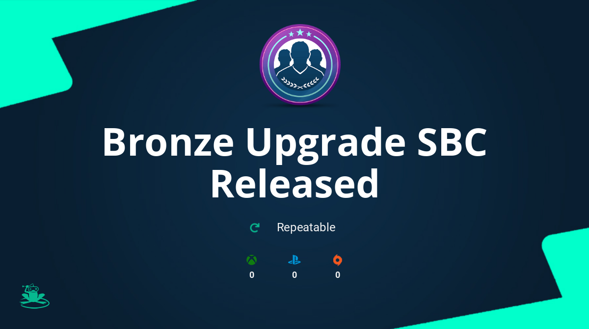 FIFA 20 Bronze Upgrade SBC Requirements & Rewards