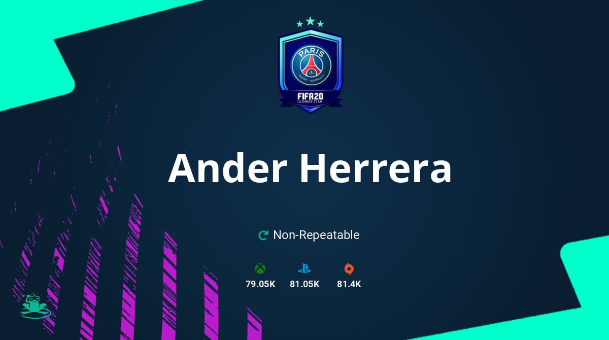 FIFA 20 Ander Herrera SBC Requirements & Rewards
