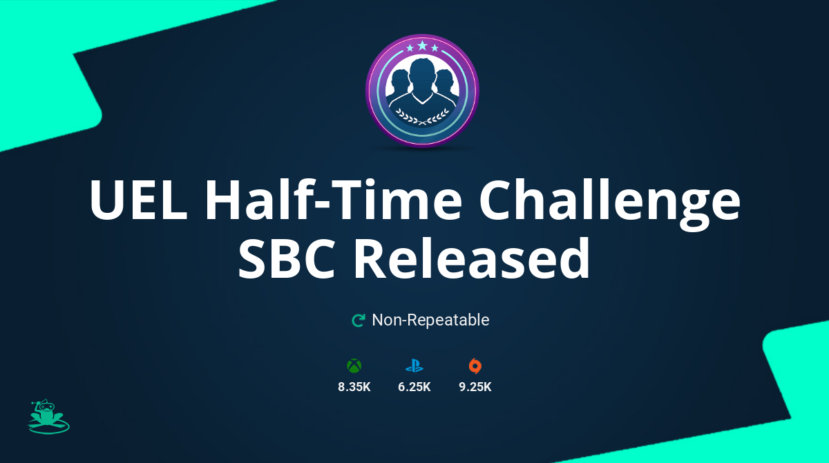 FIFA 20 UEL Half-Time Challenge SBC Requirements & Rewards