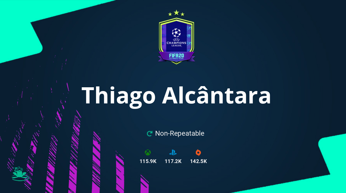 FIFA 20 Thiago Alcântara SBC Requirements & Rewards