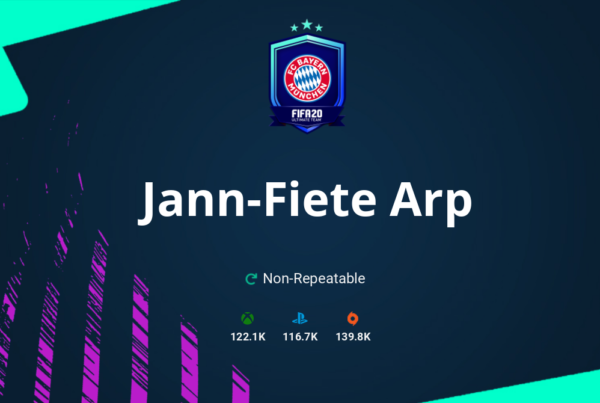 FIFA 20 Jann-Fiete Arp SBC Requirements & Rewards