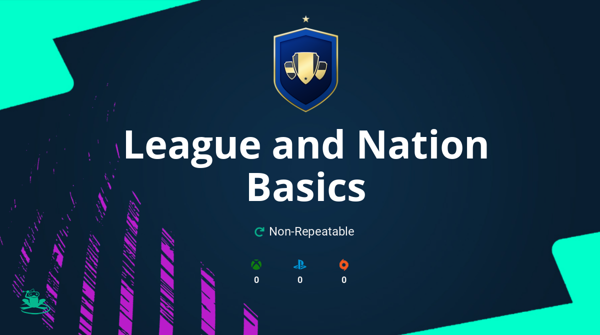 FIFA 20 League and Nation Basics SBC Requirements & Rewards