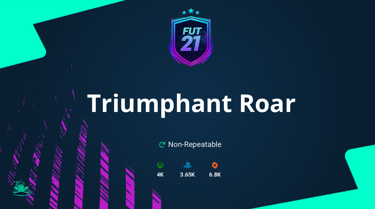 FIFA 21 Triumphant Roar SBC Requirements & Rewards