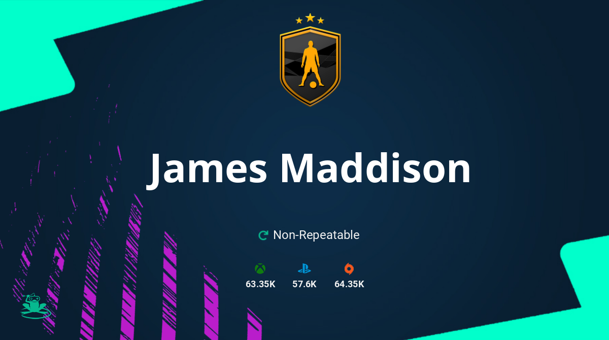 FIFA 21 James Maddison SBC Requirements & Rewards