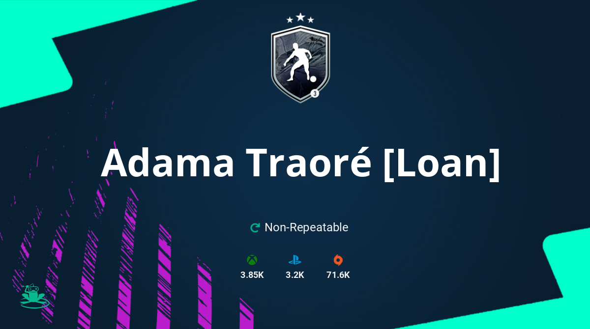 FIFA 21 Adama Traoré [Loan] SBC Requirements & Rewards