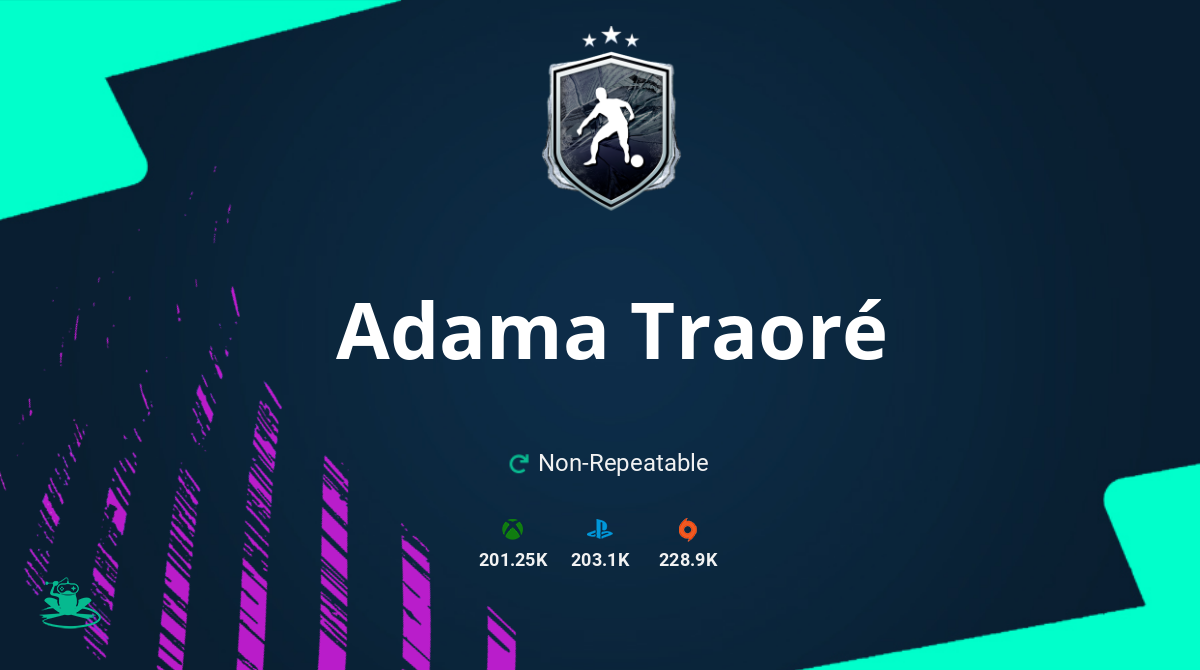 FIFA 21 Adama Traoré SBC Requirements & Rewards