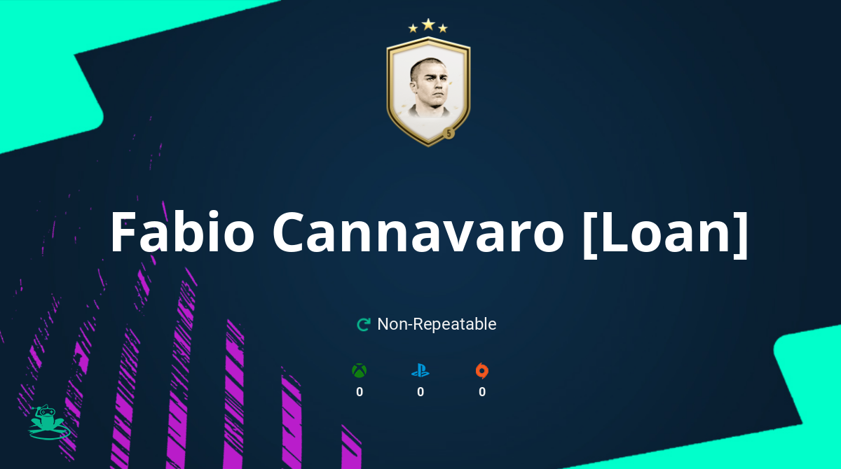 FIFA 21 Fabio Cannavaro [Loan] SBC Requirements & Rewards