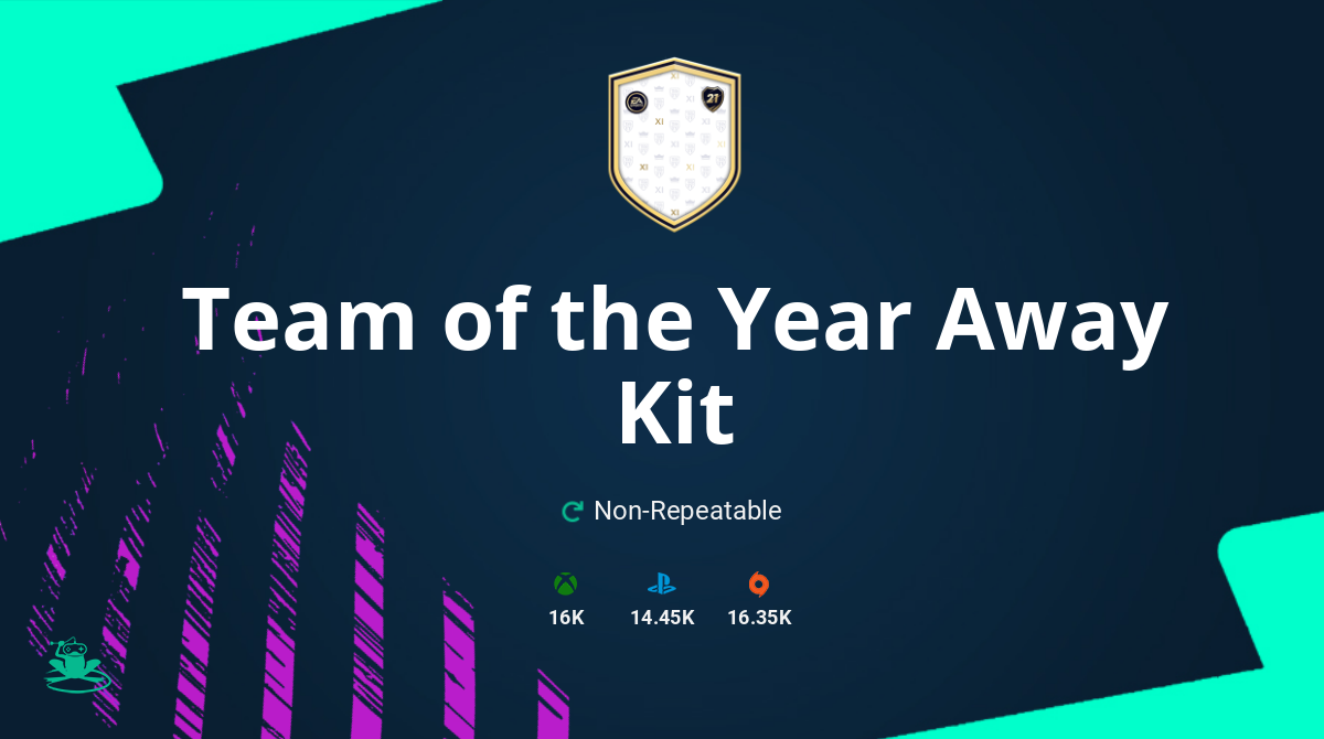 FIFA 21 Team of the Year Away Kit SBC Requirements & Rewards